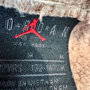 Jordan Kids Black Sweatpants with Red Jumpman Logo